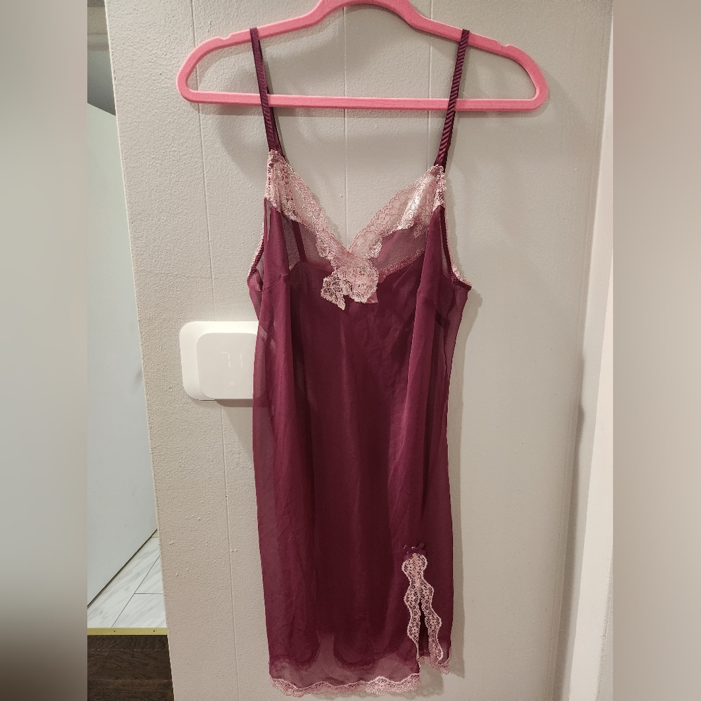 Victoria Secret Sheer Slip Dress M